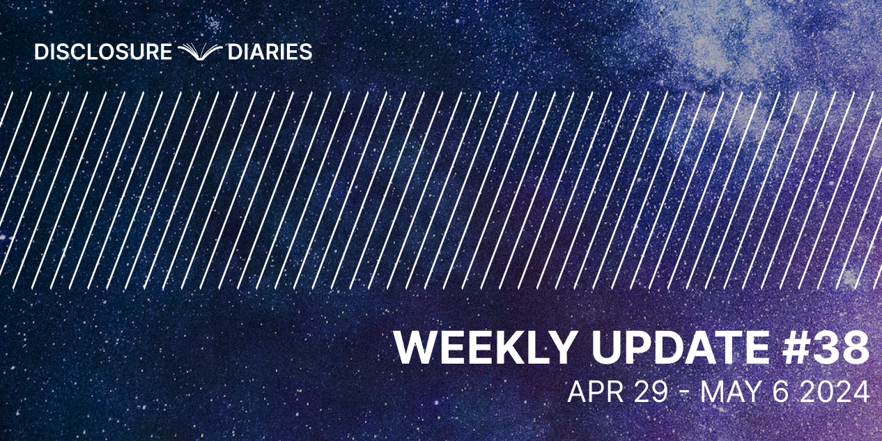 Disclosure Diaries Update #38