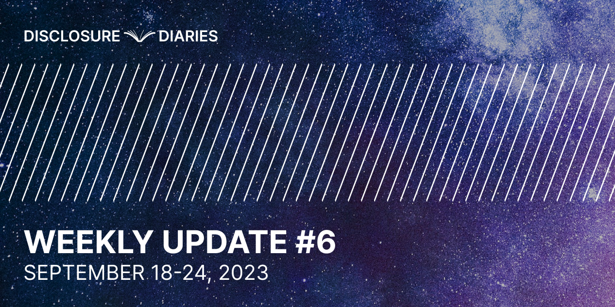 Disclosure Diaries Update #6