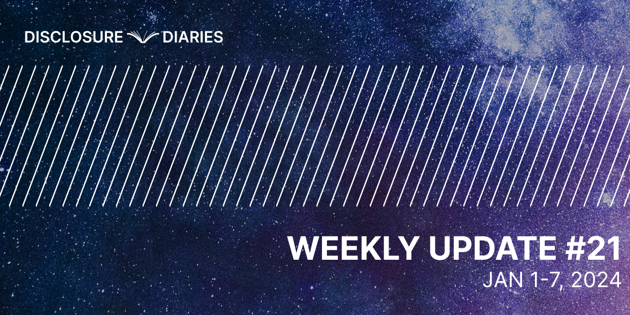 Disclosure Diaries Update #21