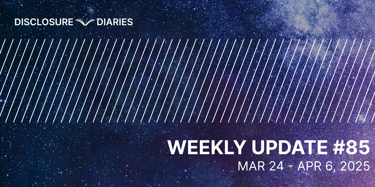 Disclosure Diaries Update #85