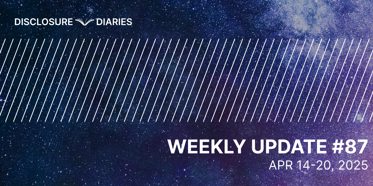 Disclosure Diaries Update #87